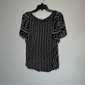 Lucky Brand Handkerchief Sleeve Top Size M